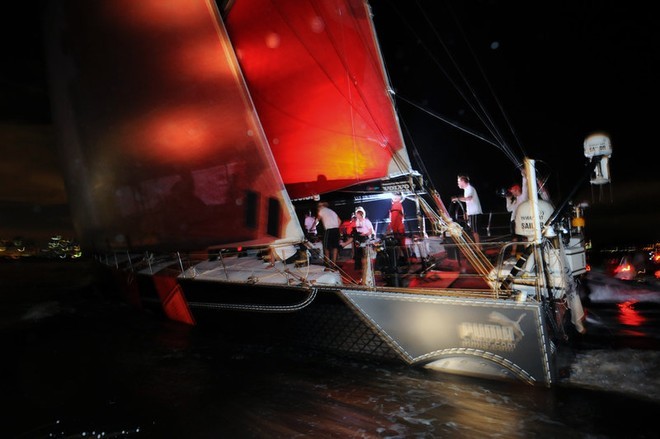 PUMA Ocean Racing, skippered by Ken Read (USA) finish third into Rio de Janeiro on leg 5 of the Volvo Ocean Race, crossing the line at 04:27:00 GMT 27/03/09<br />
 ©  David Kneale/Volvo Ocean Race http://www.volvooceanrace.com/