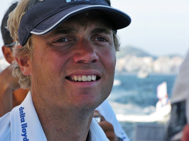 Navigator Wouter Verbraak (NED) onboard Delta Lloyd, on Leg 6 of the 2008-2009 Volvo Ocean Race<br />
<br />
 © Sander Pluijm/Team Delta Lloyd/ Volvo Ocean Race http://www.volvooceanrace.org