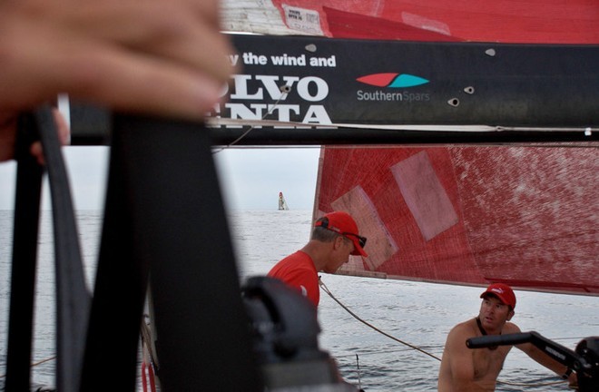 PUMA Ocean Racing, on leg 6 of the Volvo Ocean Race, from Rio de Janeiro to Boston<br />
 © Rick Deppe/PUMA Ocean Racing/Volvo Ocean Race http://www.volvooceanrace.org