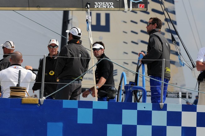 Telefonica Blue, skippered by Bouwe Bekking (NED) ©  David Kneale/Volvo Ocean Race http://www.volvooceanrace.com/