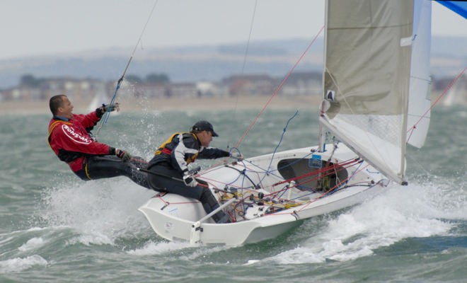 Ian Barker and Mark Darling (GBR) © Steve Arkley http://www.sailshots.co.uk