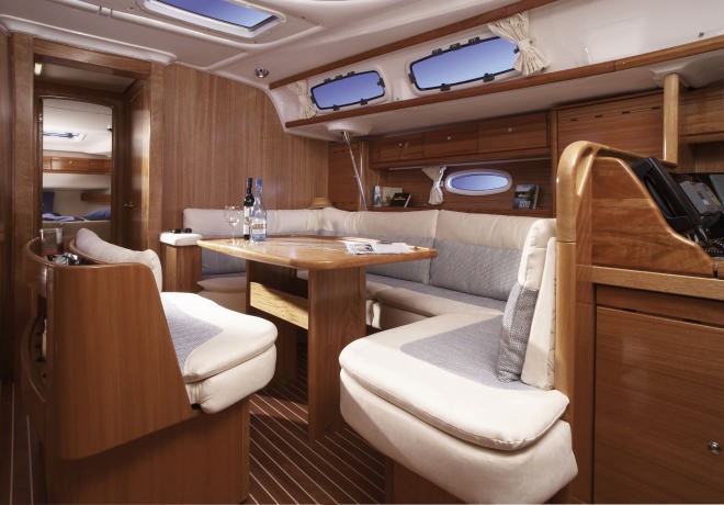 Below, the Bavaria 46 is both comfortable and practical for a family from grandparents to grandchildren © International Marine Brokers New Zealand www.internationalmarine.co.nz