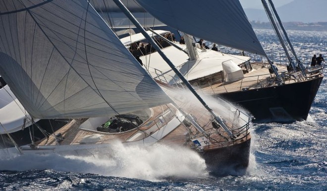 Helios and Salute - Perini Navi Cup 2009 © Carlo Borlenghi / www.carloborlenghi.com