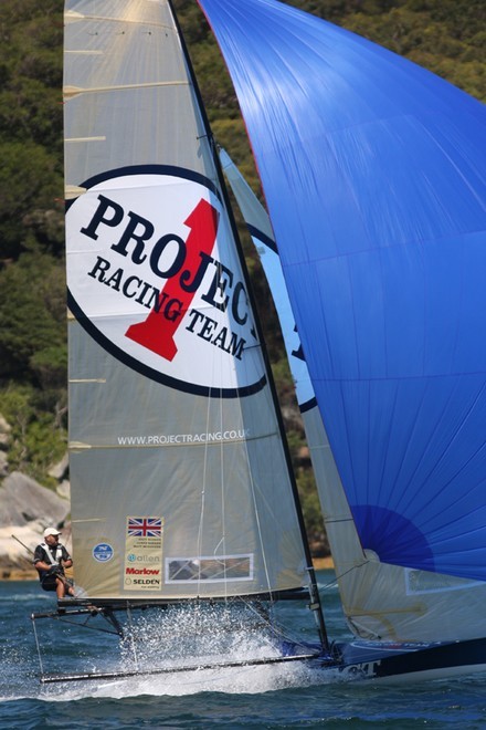 Project 1 - Race 2 on Sunday &copy; Frank Quealey /Australian 18 Footers League http://www.18footers.com.au
