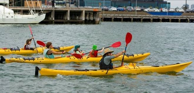 Free kayaking try-outs at the  Melbourne International Boat & Lifestyle Festival © Melbourne International Boat & Lifestyle Show http://www.miblf.com.au/
