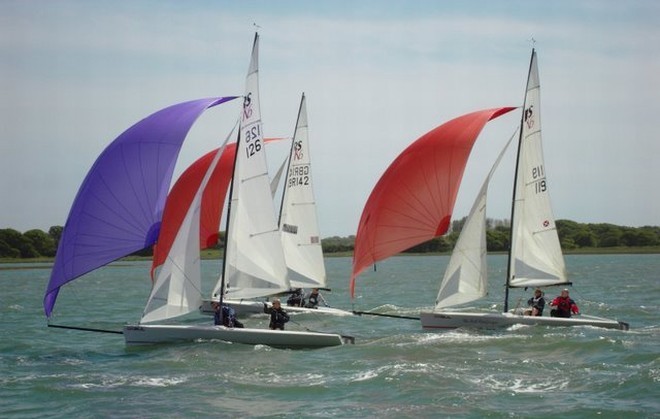 RS K6s racing at Itchenor Sailing Club Open over the weekend of 9th/10th May 2009  © SW