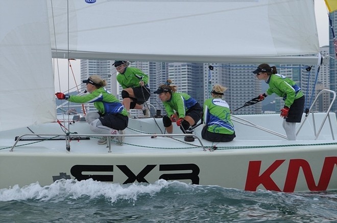 Wot Chicks - Katie Spithill - Busan Grade 1 Women’s Match Race 2008 ©  SW