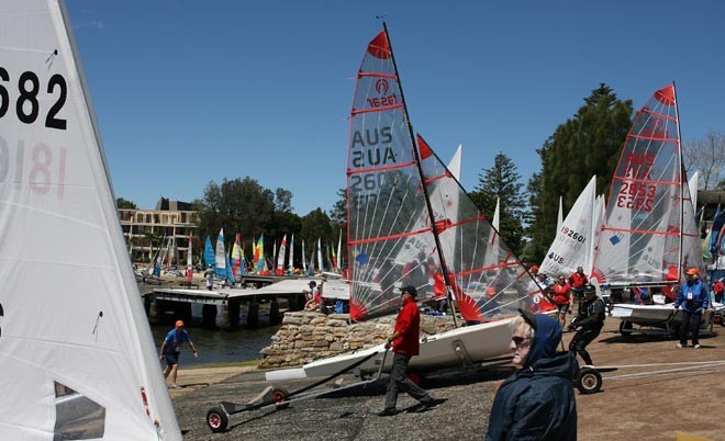 Sydney 2009 World Masters Games at Woollahra Sailing Club Photo by Craig Golding/Getty Images  © Getty Images
