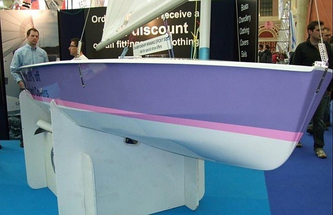 Speed FRP Solo in this seasons new colour © Solo Assoc http://www.solosailing.co.uk