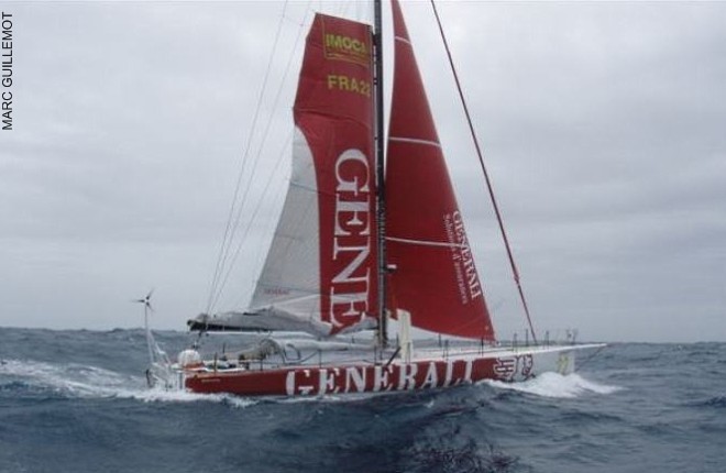 Generali waits for Australian Navy © Vendee Globe 2008 http://www.vendeeglobe.org