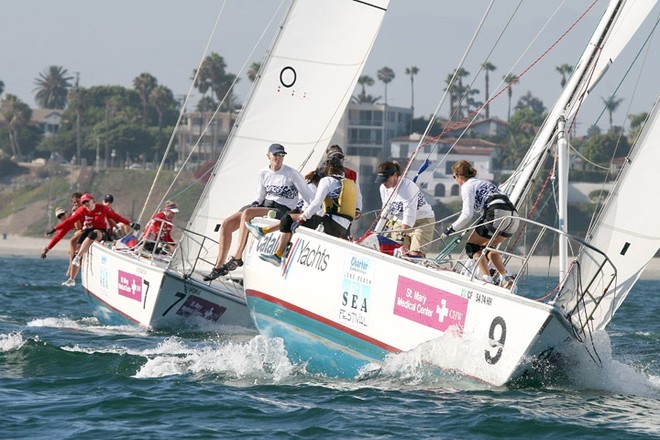 Mayor’s Cup racing action off the Belmont Pier in Long Beach. Photo: Sean Downey  - 2007 Mayor’s Cup  © SW