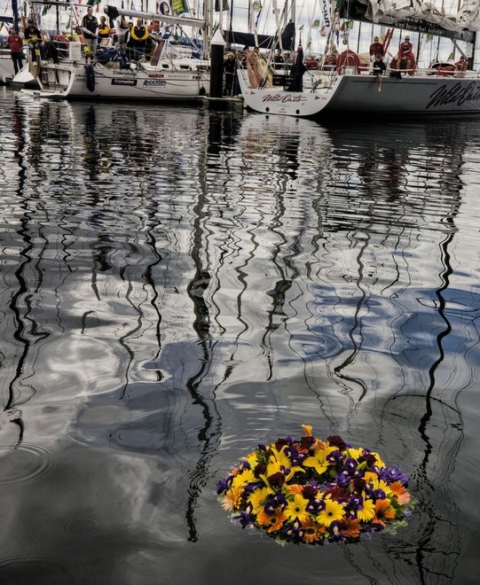 Wreath. Image supplied by Rolex Sydney Hobart Media Team © SW