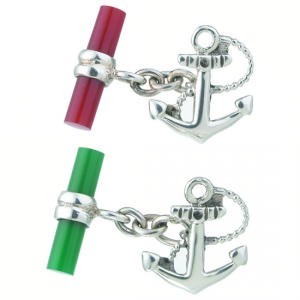 Anchor Cufflinks photo copyright Nauticalia - The Rocks Sydney www.nauticalia.com.au taken at  and featuring the  class