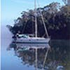 At anchor in Broken Bay-Sparkling Spirit © Alfreds Cruising