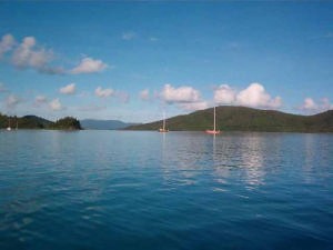 At anchor in the Whitsundays photo copyright Media Services taken at  and featuring the  class