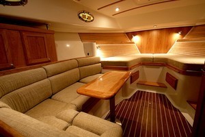 Back Cove 33 cabin interior photo copyright Emarine http://www.emarine.com.au taken at  and featuring the  class
