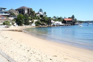 Beach at Gibsons Beach easy launching looking towards VA12'SC photo copyright  SW taken at  and featuring the  class