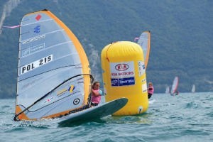 Plenty of breeze on Day 1 of the 2006 RS:X World Championships, Torbole, Lake Garda photo copyright Event Media taken at  and featuring the  class