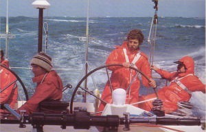 Geoff Stagg drives with the rest of his watch back in the Members Stand. photo copyright Ceramco NZ taken at  and featuring the  class