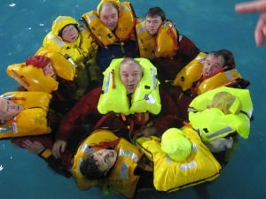 Class is in and very wet ORCV Offshore training photo copyright Jennifer McGuigan taken at  and featuring the  class