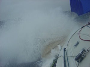 Bass Strait - Raw Nerve 2005 Sydney Hobart speed attempt photo copyright SW taken at  and featuring the  class