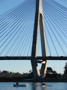 Coaching Under Anzac Bridge photo copyright Sonya Walker taken at  and featuring the  class