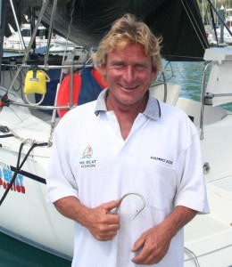 Dave Short hooks an Audi photo copyright Sail-World.com /AUS http://www.sail-world.com taken at  and featuring the  class