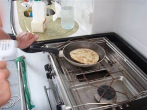 Dekadence - cooking pancakes - life's tough! Photo: Dekadence 2007 Melbourne Osaka Cup photo copyright Melbourne Osaka Cup taken at  and featuring the  class