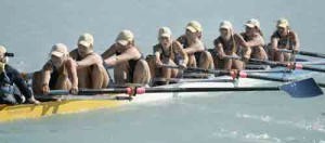 Rangi Ruru were a close second in the GU18 Eights with a very young crew. photo copyright SIR+photosouth@xtra.co.nz taken at  and featuring the  class