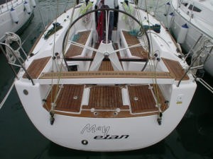 Elan 340 stern photo copyright Navsail www.navsail.com.au taken at  and featuring the  class