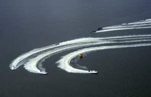 F1 Superboats fast round the mark photo copyright Theo Spykers  taken at  and featuring the  class