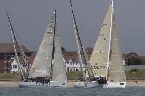 Race 4, FATBOY, NED; COURRIER DU COEUR, FRA BLUE; and TIAMAT ©  Rolex/Daniel Forster http://www.regattanews.com
