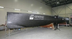 Generali hull at Multiplast boatyard © Gilles Martin-Raget http://www.martin-raget.com/