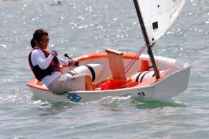 Griselda Khng came in 14th in the N A Oppie Champs © SingaporeSailing