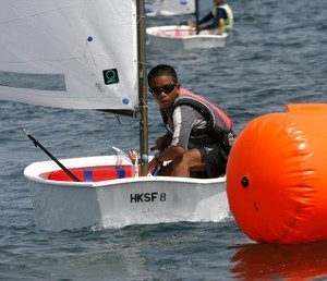 Muhamad Ramlan (INA), winner of the Optimist Class at the HKSF International Open Dinghy Regatta 2007 photo copyright Guy Nowell http://www.guynowell.com taken at  and featuring the  class