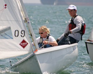 Newport Harbor team led the way throughout the weekend - National High School Doublehanded Championship 2007 photo copyright Rich Roberts http://www.UnderTheSunPhotos.com taken at  and featuring the  class