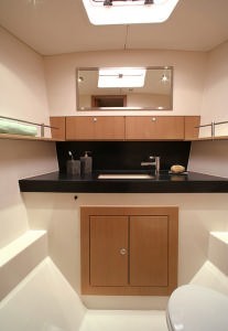 Hanse 470e bathroom photo copyright Windcraft Australia www.windcraft.com.au taken at  and featuring the  class
