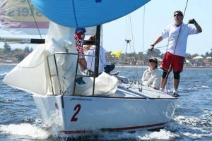 David Chapman - Parkland Mazda 2006 Aus Youth Match Racing Champs photo copyright Adele Frean - South of Perth Yacht Club taken at  and featuring the  class