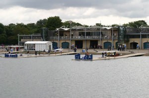 The launching pontoons photo copyright Rob Bristow www.rowinginfo.info taken at  and featuring the  class