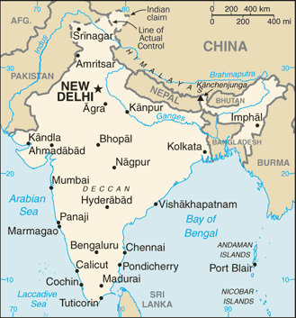 India sailing map photo copyright SW taken at  and featuring the  class