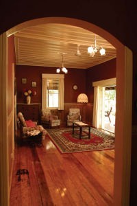 Inside view of house at old convict settlement © Norfolk Island Tourism