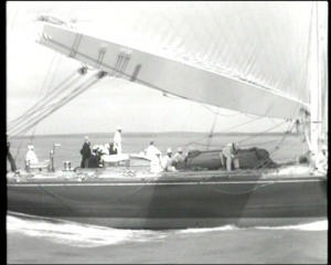 Close up and onboard black and white footage is a feature of House of the America&rsquo;s Cup photo copyright Mediawave taken at  and featuring the  class