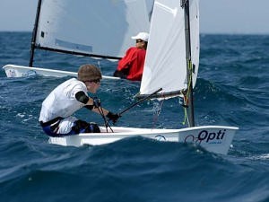 Jack Collinson (NZ) 03 -  Optimist Pacific Rim Open Championships. photo copyright Jeff Crow/ Sport the Library http://www.sportlibrary.com.au taken at  and featuring the  class