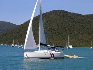 Charter a Jeanneau 35 photo copyright Whitsunday Rent A Yacht Shute Harbour QLD http://www.rentayacht.com.au taken at  and featuring the  class