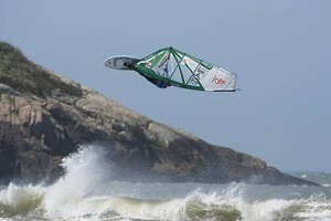 Jonas Ceballos - 2007 Mormaii Ibiraquera Wave Contest / PWA World Cup photo copyright  John Carter / PWA http://www.pwaworldtour.com taken at  and featuring the  class