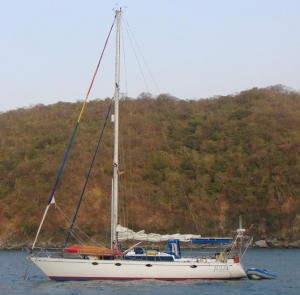 Julia anchored in Bahia Guayraca Colombia photo copyright SW taken at  and featuring the  class
