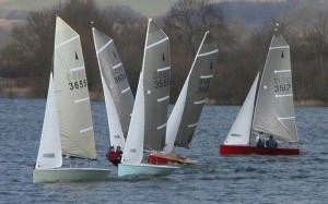 Just Keeping the Lead photo copyright Merlin Rocket taken at  and featuring the  class