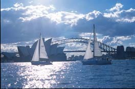 LROpera House and Bridge Sail photo copyright SW taken at  and featuring the  class