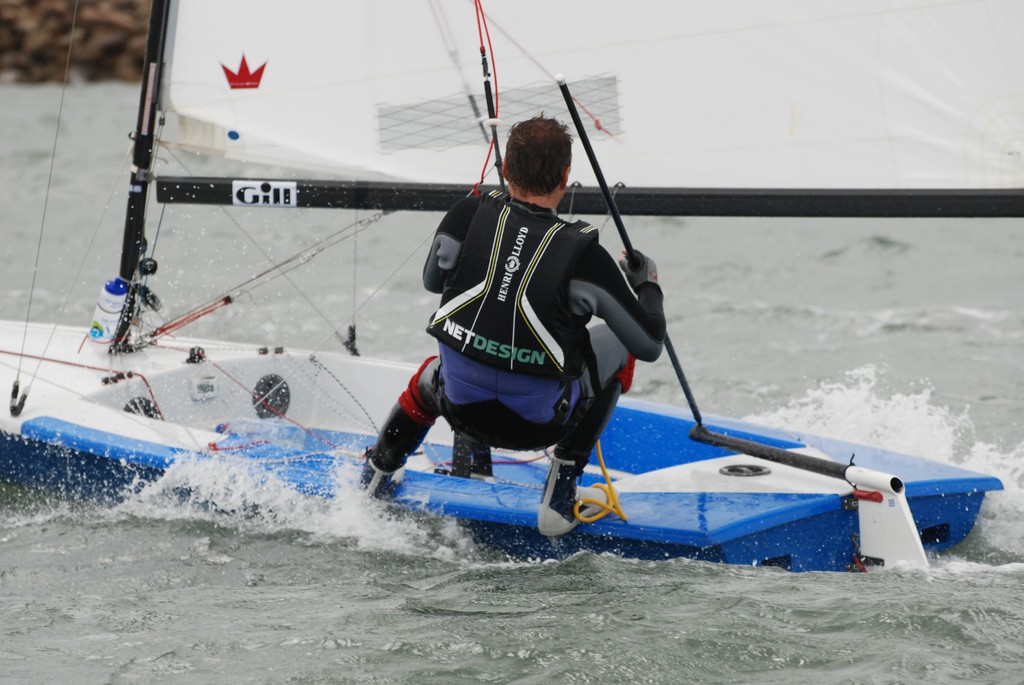 2010 Australian Championship, Race 1.  Lars Bo Rasmussen (DEN) photo copyright Suellen Hurling Contender Worlds 2010 http://www.contenderworlds2010.com taken at  and featuring the  class