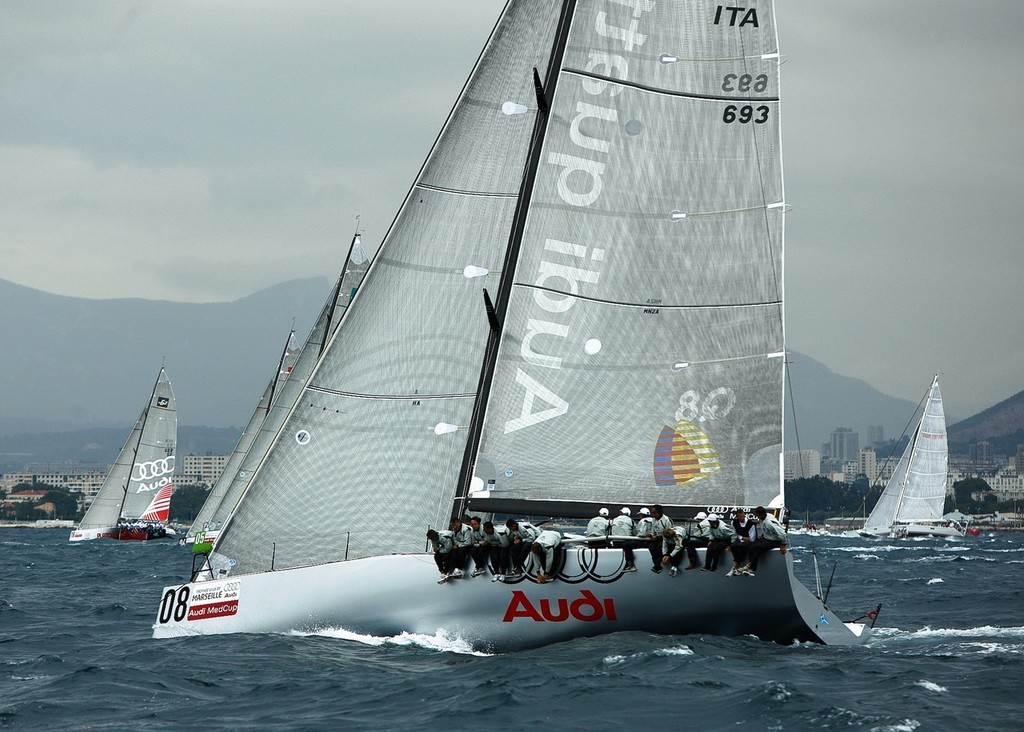 AUDI TP52 POWERED BY Q8 (ITA) at the race 7 in Marseille, 2008 Audi MedCup © Th.Martinez/Audi MedCup http://2008.medcup.org